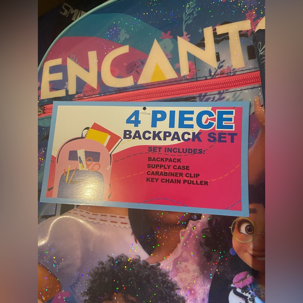 4 pieces backpack set brand new